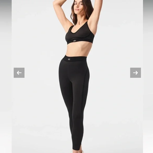 Alo Airlift Line Up Leggings S NEW - Picture 9 of 10
